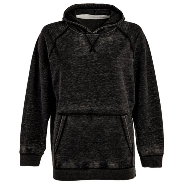 J. America - Youth Vintage Zen Fleece Hooded Sweatshirt - 8611 Thumbnail